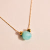 Collier goutte Amazonite