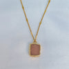 Collier Quartz rose