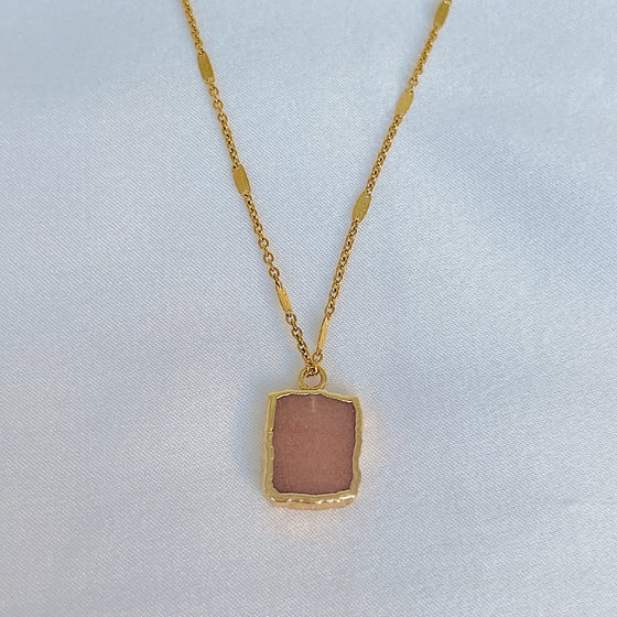 Collier Quartz rose